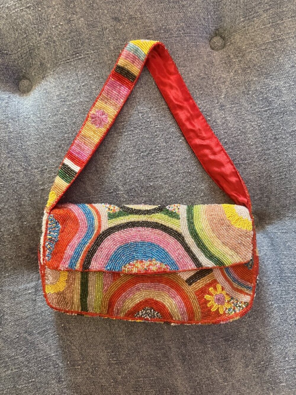Y2K Christiana Hand Beaded Bag
